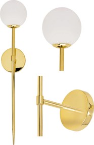 Moderne wandlamp APP578-1W 52cm goud