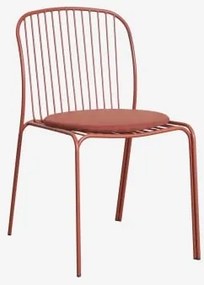 Anerina Tuinstoel Van Staal Terracota & Terracota - Sklum