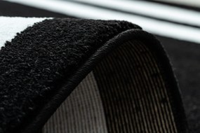 Tapijt HAMPTON Kader zwart - TWEEDE-KLASSE PRODUCT