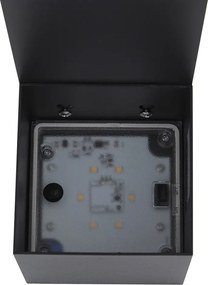 Buitenlamp zwart 65cm incl. LED IP64 met dimlicht en solar - Charlene