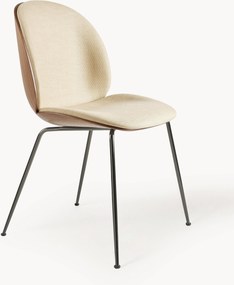 Gestoffeerde stoel Beetle met zitvlak