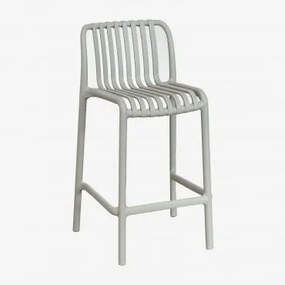 Verpakking Van 4 Wendell Polypropyleen Stapelbare Tuinstoelen Groen – Khaki & ↑65 Cm - Sklum