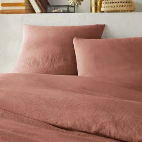 Bedset in gewassen microvezel, recycled polyester