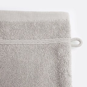 Set van 4 washandjes in bouclette badstof, Zavara