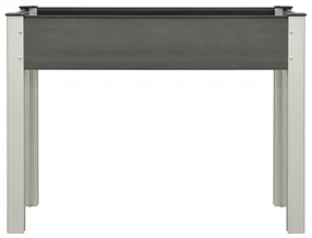 vidaXL Plantenbak verhoogd 100x40x75 cm HKC grijs