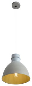 Smart hanglamp grijs 30 cm incl. wifi A60 lichtbron - Dory
