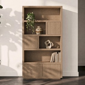 Vakkenkast Lichtbruin Eiken 120 Cm - 120x42x220cm.