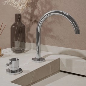 Saniclear Bond wastafelkraan 2-gats met Coldstart chroom