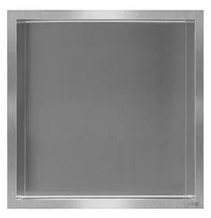 Looox BoX nis - 30x30x7cm - inbouw - RVS box30