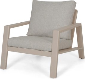 Stoel en Bank Loungeset 5 personen Aluminium Zand/Beige  Lifestyle Garden Furniture Melone
