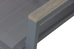 Tuinset 4 personen 180 cm Aluminium/textileen Grijs Domani Furniture Verde/Mateo