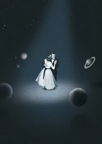 Ilustratie Center of the universe, Maarten Léon