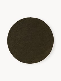 Rond wollen vloerkleed Eleni, handgetuft