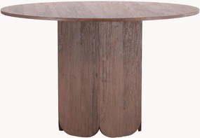 Ronde eettafel Tekla met houtlook, Ø 120 cm