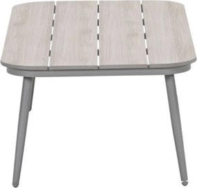 Garden Impressions Burela loungetafel 130x70 cm - taupe-light teak look