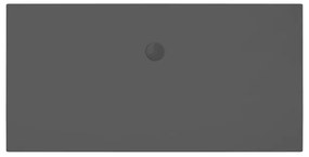 Xenz Flat Zero douchevloer - 180x90x4 - Acryl - ebony 6518-29