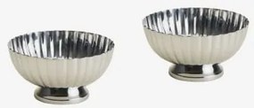 Set Van 2 Kommen Van Roestvrij Staal Eluniva Ø15 Cm - Sklum