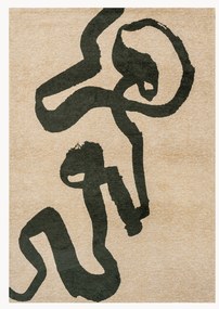 Wasbaar jacquard in- & outdoor vloerkleed Ribbon