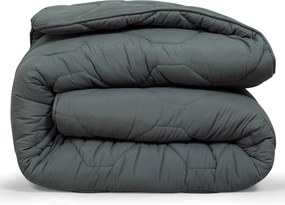 Dekbed 2 in 1 - Wasbaar dekbed zonder overtrek - 240x220 - antraciet xl