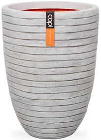 Capi Bloempot Nature Row elegant laag 36x47 cm ivoorkleurig KRWI782
