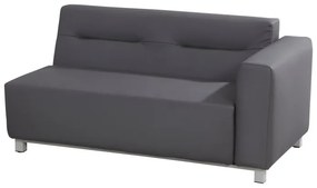 4 Seasons Outdoor | Chivas 2 seater left arm (showroommodel)    zwart weerbestendig