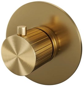BRAUER Stripe Inbouwthermostaat - in- en afbouwdelen - goud geborsteld PVD 5-GG-351