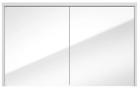 Fontana Basic spiegelkast 100cm met 2 deuren wit mat