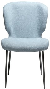 Dan-Form Glory Luxe Eetkamerstoel Blauw Boucle