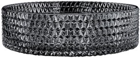 Sapho Maragua glazen waskom 40x40cm zwart