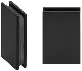 Brauer JC profielloze inloopdouche XL 200x80cm zwart mat
