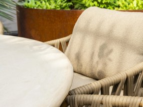 4 Seasons Outdoor Biarritz low dining tuinstoel amber Tuinstoel   beige weerbestendig