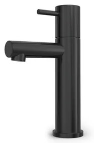 Hotbath Buddy Fonteinkraan - L uitloop 8.5cm - opbouw - Geborsteld zwart PVD E001MBP