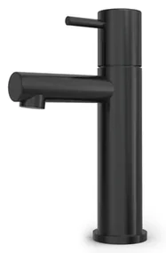Hotbath Buddy Fonteinkraan - L uitloop 8.5cm - opbouw - Geborsteld zwart PVD E001MBP