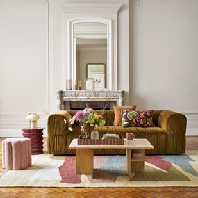 Vloerkleed in jute met vintage patroon, Quimo
