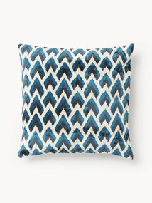 Viscose kussenhoes Heron met ingeweven jacquardpatroon