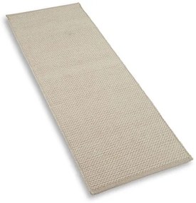 Vloerkleed, gerecycled katoen, wit, lang