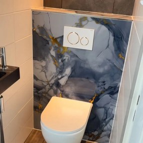 PVC Marmer Paneel Harmony Gold Glans 260x122x0,3cm