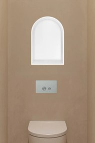 Hotbath &More inbouwnis toogmodel 30x45x10cm wit mat