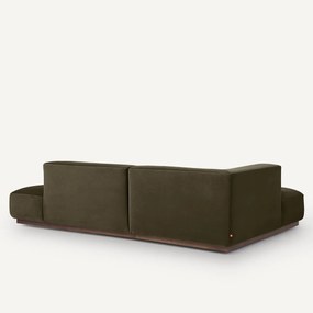 Linker hoekbank XL fluweel, Jacopo