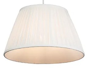 Retro hanglamp wit 35 cm - Plisse