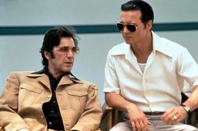 Kunstfotografie Al Pacino And Johnny Depp, Donnie Brasco 1997 Directed By Mike Newell, (40 x 26.7 cm)