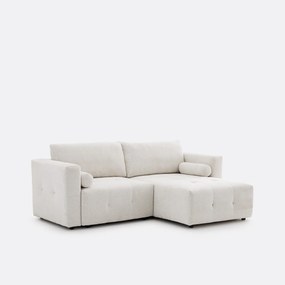 Hoekslaapbank van gemêleerde chenille, MASI