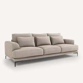 4-zits sofa getextureerd viscose linnen, Marsile