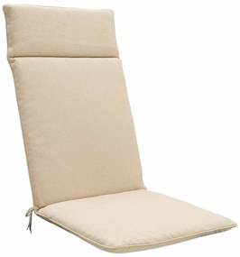 Madison Tuinstoelkussen 120x50cm - Beige canvas eco+