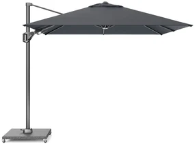 Zweefparasol 270 cm x 270 cm faded black (excl.voet) Grijs-antraciet Platinum Voyager T