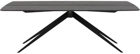 Goossens Excellent Eettafel Floyd, Semi rechthoekig 220 x 100 cm met split