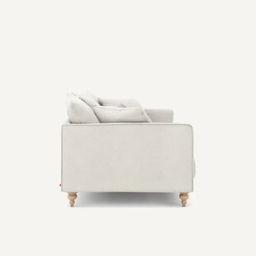 3-zits compacte zetel van linnen fluweel, LAZARE