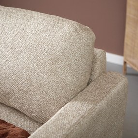 Moderne 3-zits Bank Beige Stof