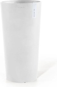 Ecopots bloempot Amsterdam Extra High 90 - Rond - Pure White - Diameter 49,8 x H91 cm