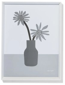 HEMA Fotolijst Hout 30x40 Facetrand Wit (wit)